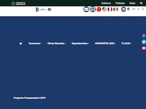 Instituto Tecnológico de Atitalaquia's official website homepage screenshot
