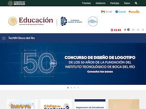 Instituto Tecnológico de Boca del Río's official website homepage screenshot