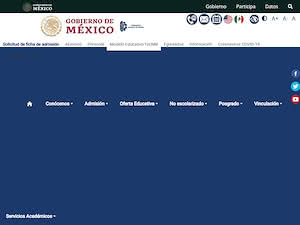Instituto Tecnológico de Chetumal's official website homepage screenshot
