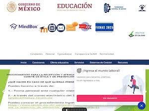 Instituto Tecnológico de Ciudad Jiménez's official website homepage screenshot