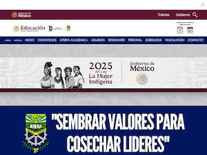 Instituto Tecnológico de Delicias's official website homepage screenshot
