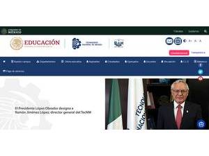 Instituto Tecnológico de Gustavo A. Madero's official website homepage screenshot