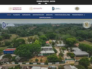 Instituto Tecnológico de La Cuenca del Papaloapan's official website homepage screenshot