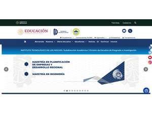 Instituto Tecnológico de Los Mochis's official website homepage screenshot