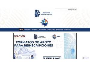 Instituto Tecnológico de Mazatlán's official website homepage screenshot
