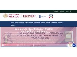 Instituto Tecnológico de San Juan del Río's official website homepage screenshot
