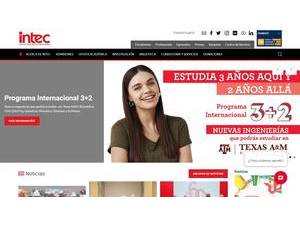 Instituto Tecnológico de Santo Domingo's official website homepage screenshot