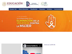 Instituto Tecnológico de Sinaloa de Leyva's official website homepage screenshot