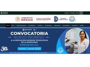Instituto Tecnológico de Tuxtla Gutiérrez's official website homepage screenshot