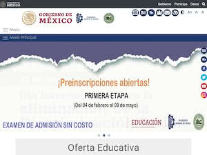 Instituto Tecnológico del Valle del Guadiana's official website homepage screenshot