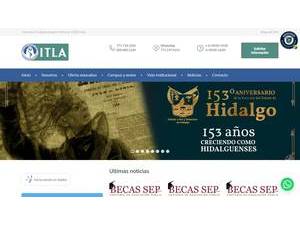 Instituto Tecnológico Latinoamericano's official website homepage screenshot