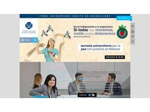Instituto Tecnológico y de Estudios Superiores de Occidente A.C.'s official website homepage screenshot