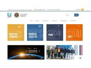 Instituto Universitario Aeronáutico's official website homepage screenshot