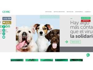 Instituto Universitario CEMIC's official website homepage screenshot