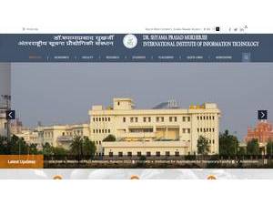 International Institute of Information Technology, Naya Raipur's official website homepage screenshot