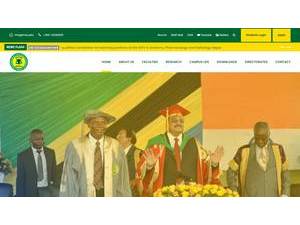 International Medical and Technological University's official website homepage screenshot