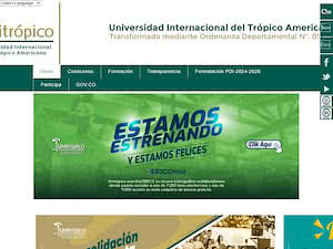 International University Foundation of the American Tropic's official website homepage screenshot