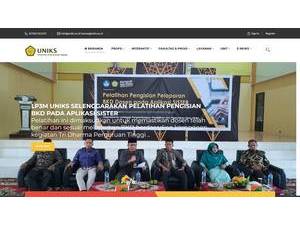 Islamic University of Kuantan Singingi's official website homepage screenshot