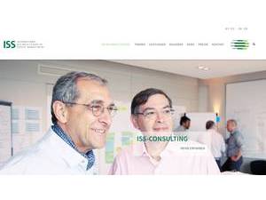 ISS International Business School of Service Management's official website homepage screenshot