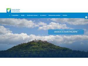Istrian Polytechnic's official website homepage screenshot