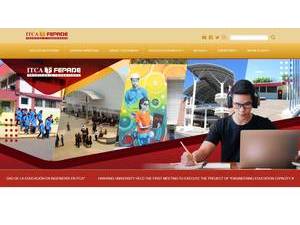 ITCA FEPADE Engineering School's official website homepage screenshot