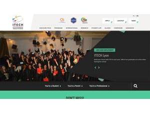 ITECH Textile and Chemical Institute of Lyon's official website homepage screenshot