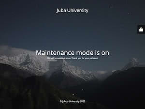 Jaamacadda Juba ee Cilmiga iyo Tiknolojiyada's official website homepage screenshot