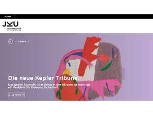 Johannes Kepler Universität Linz's official website homepage screenshot
