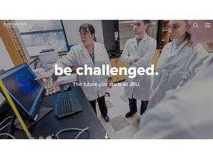 John Brown University's official website homepage screenshot