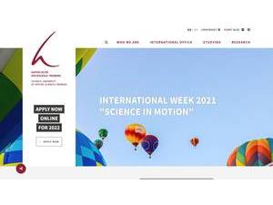 Katholische Hochschule Freiburg's official website homepage screenshot