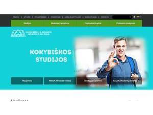 Kaunas Forestry and Environmental Engineering University of Applied Sciences's official website homepage screenshot