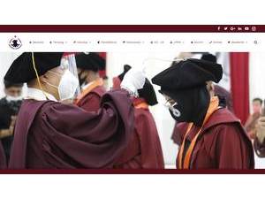 Kebangsaan University's official website homepage screenshot