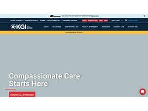 Keck Graduate Institute's official website homepage screenshot
