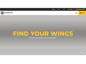Kennesaw State University's official website homepage screenshot