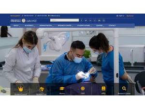 Komar University of Science and Technology's official website homepage screenshot