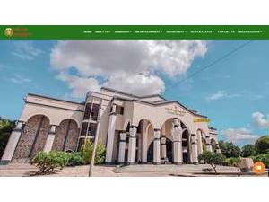 Kyaukse University's official website homepage screenshot