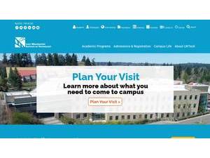 Lake Washington Institute of Technology's official website homepage screenshot