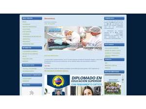 Latinamerican University's official website homepage screenshot