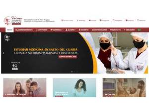 Leonardo Da Vinci University's official website homepage screenshot