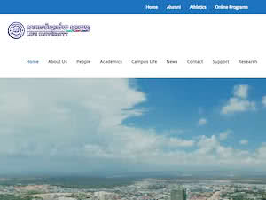 Life University, Cambodia's official website homepage screenshot