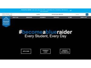 Lindsey Wilson College's official website homepage screenshot