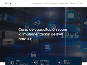 Lisandro Alvarado Central Western University's official website homepage screenshot