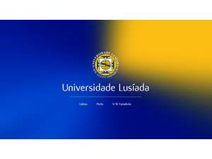 Lusíada University of Lisbon's official website homepage screenshot
