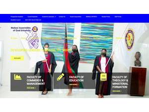 Malawi Assemblies of God University's official website homepage screenshot
