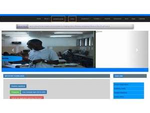 Malawi College of Accountancy's official website homepage screenshot