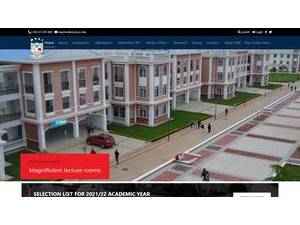 Malawi University of Science and Technology's official website homepage screenshot