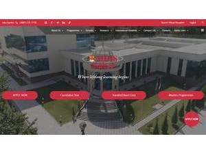 Management Development Institute of Singapore in Tashkent's official website homepage screenshot