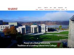Marist College's official website homepage screenshot