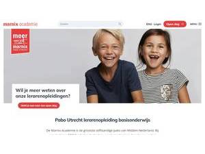 Marnix Academie's official website homepage screenshot