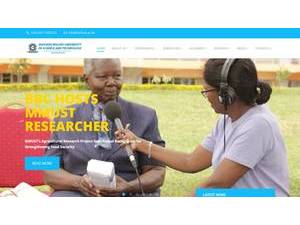 Masinde Muliro University of Science and Technology's official website homepage screenshot